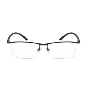BCLEARR Optik Iş Titanyum Gözlük Çerçevesi Erkekler Için Gözlük Yarı Çerçevesiz Gözlük yaylı menteşeler 5 Isteğe Bağlı Renkler Sıcak