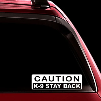 CK3369 # Çeşitli Boyutlarda vinil araba sticker dikkat K9 su geçirmez çıkarılabilir çıkartması oto çıkartmaları tampon arka cam