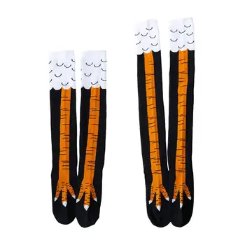 Komik tavuk bacaklar ayak çorap hayvan pençe desen Modern Cadılar Bayramı hediyeler için
