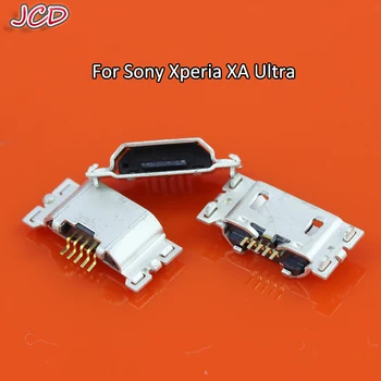 JCD 5pin Sony Xperia XA Ultra İçin mikro usb jack konnektörü Dişi 5 pin Şarj Soketi Sony Xperia XA Ultra İçin C6 F3211 F3212