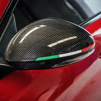 Dekoratif Araba Çıkartması Solmayan Uzun Ömürlü Araba Ayna Sticker Şerit Araba Yarışı Şeritler Ayna Sticker