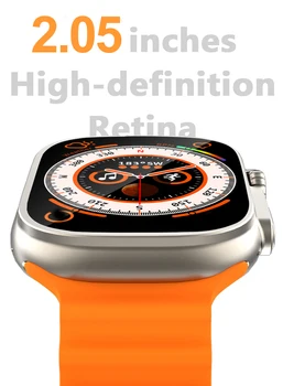 VWAR IWO İzle Ultra 3 Smartwatch Pusula 49mm Titanyum Izin Durumda Erkekler akıllı saat IP68 Su Geçirmez Samsung Android iPhone 2