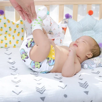 [Simfamily] Yıkanabilir Bez Bebek Bezi Kapağı Ayarlanabilir Nappy Kullanımlık Bez Bebek Bezi Mevcut 0-3years 3-15kg bebek