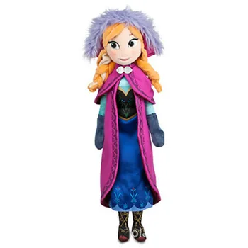 Disney 40 CM dondurulmuş Prenses Anna Elsa peluş oyuncaklar sevimli Bebek Yumuşak Yastıklar bebek çocuklar için doğum günü hediyesi oyuncak
