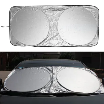 UV Koruma araba güneşliği Katlanabilir Oto Araba Ön Arka Cam Blok Kapak Çıkarılabilir Cam güneş Şemsiyeleri