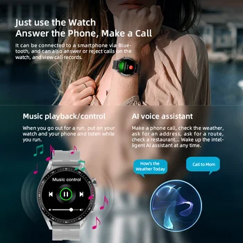 2022 Yeni NFC akıllı saat Erkekler Kablosuz Şarj Özel Arama Cevap Çağrı Kan Basıncı Monitörü Kadın Su Geçirmez Smartwatch AMOLED