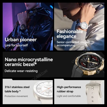 【Yeni Liste】 Huawei İZLE GT Cyber Flaş Vaka İzle WeChat İzle Sürümü Huawei Smartwatch Kan Oksijen Kalp Hızı İzleme