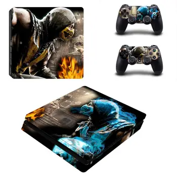 Mortal Kombat PS4 İnce Cilt Sticker Çıkartma Vinil Dualshock Playstation 4 Konsolu ve Denetleyici PS4 İnce Skins Sticker Vinil