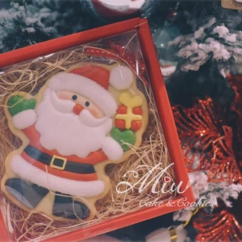 Noel Çerez Bisküvi Piston Kesici Kalıp Noel Noel Baba Geyik Pişirme Kalıp Fondan Kek Sugarcraft DIY Basın Pişirme Kalıp