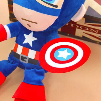 20CM Avengers Peluş Bebek Örümcek Adam Oyuncak Kaptan Amerika Ragdoll Karikatür Anime Oyuncak çocuk noel hediyesi