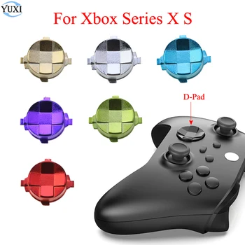 YuXi Plastik Krom Düğmeler D-pad Dpad Tuş Takımı Xbox Serisi X S Denetleyici Çapraz Yön Düğmesi