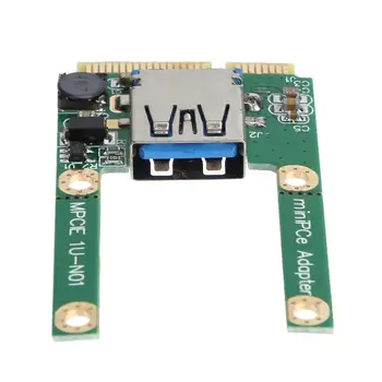 Mini PCI-E USB3. 0 PCI Express Adaptör Kartı PCI-E USB 3.0 Genişleme Kartı PCIe USB 3.0 Dönüştürücü Yükseltici Kart Dizüstü Bilgisayar için