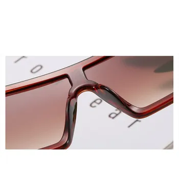 2020 YENİ Erkek Düz Üst Güneş Gözlüğü Erkekler Marka Siyah Kare Tonları UV400 Degrade güneş gözlüğü Erkekler İçin Serin Tek Parça Tasarımcı UV400