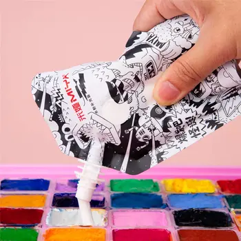 MIYA HIMI Guaj Suluboya yeniden doldurulabilir boya (100 ml / adet) CC Çanta Tasarım Boyalar, Taşınabilir Boya Sanatçı için, Hobi, Çocuklar, Yetişkinler