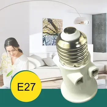 E27 ampul adaptörü lamba tutucu Bankası soket dönüşüm ile AB tak AC100-240V 4A için ışıkları e27 soket douille e27 H8I0