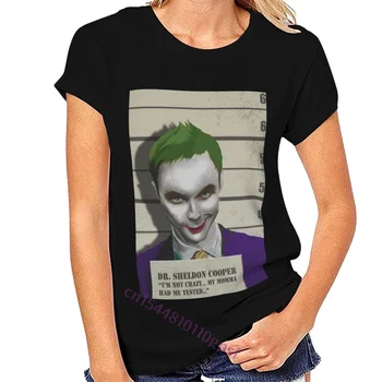 Dr Sheldon Cooper Joker Erkek Komik Unisex tişört