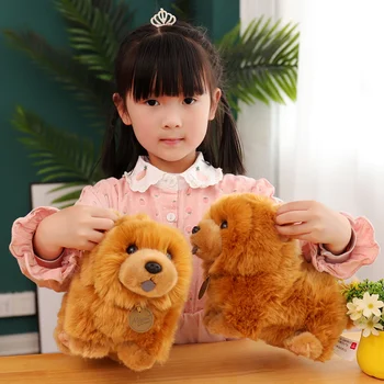 30 cm Yeni Sevimli Simülasyon Chow Chow Köpek peluş oyuncaklar Gerçekçi Dolması Peluş Hayvan Yavru Bebek Çocuk Oyuncakları Çocuk Noel hediyeler