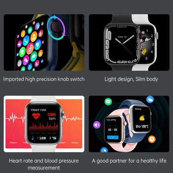 Orijinal ı8 Pro Max akıllı bluetooth saat Çağrı Erkekler Spor Fitness takip chazı Kadın İzle Serisi 8 Spor Smartwatch Apple Huawei