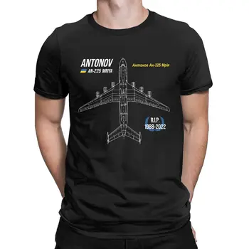 AN 225 Antonov Mriya Kargo Uçağı RIP Poster Ukrayna Defender Ukrayna t gömlek erkekler için Yaratıcı %100 % Pamuk Hediye Fikir Tops