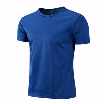 Marka Sıcak Satış erkek Yaz %100 % pamuklu tişört Erkekler Rahat Kısa Kollu T Gömlek Rahat Düz Renk Tees Tops