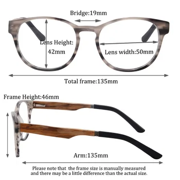 SHINU erkek gözlük İlerici okuma gözlüğü kadın Reçete Gözlük Çerçeve Kadın asetat çerçeve ahşap gözlük zf110