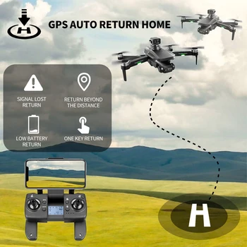 2022 YENİ RG101 MAX GPS Drone 6K Profesyonel Çift HD Kamera FPV 800m Hava Fotoğrafçılığı fırçasız motor Katlanabilir Quadcopter Oyuncaklar