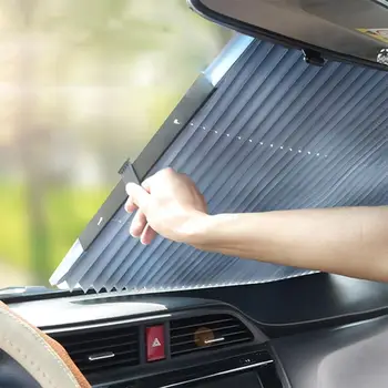 Katlanabilir araba güneşliği Koruyucu Oto Şemsiye Ön ve Arka Cam Güneşlik Cam Güneş Gölge Koruma Kapakları Otomotiv Ürünleri