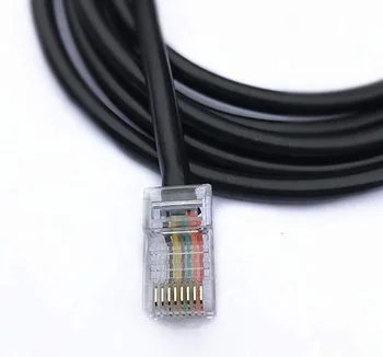 Kenwood TM ve TK Radyolar için USB FTDI KPG-46 kablosu, LED veri gösterge ışıkları, RJ45 konektörü