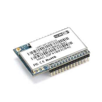 HLK-RM04 RM04 Hava Seri WıFı Çift Ethernet Portu Seri Port UART WIFI Modülü PCB Anten İle