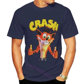 Crash Bandicoot T-shirt Marka Pamuk Erkek Giyim Erkek Slim Fit T Gömlek
