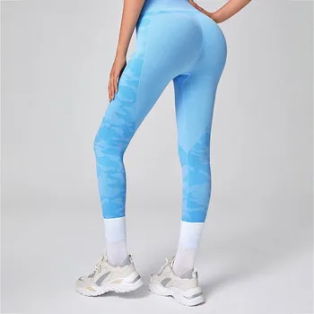 Pericic Camo Tayt Kadınlar Yüksek Bel Ezme Popo Ganimet Spor Giyim Femme Kamuflaj Dikişsiz Spor Tayt Spor Yoga Pantolon