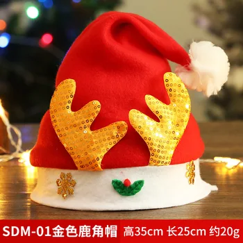 2022 Merry Christmas Şapka Yeni Yıl Navidad Kap Kardan Adam ElK Noel Baba Şapkaları Çocuklar Çocuklar İçin Yetişkin Noel Hediyesi Dekorasyon