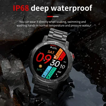 LIGE 2023 Yeni akıllı saat Erkekler İçin 4GB Bellek Spor Spor IP68 Su Geçirmez Saatler Bluetooth Çağrı Smartwatch Adam Montre Homme