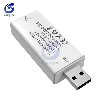 1 QC2 9.0 QC3.DC USB Test cihazı 0 Geçerli Gerilim Metre Zamanlama Voltmetre Ammeter Dijital İzlemek Güç Göstergesi Şarj cihazı 4-30V