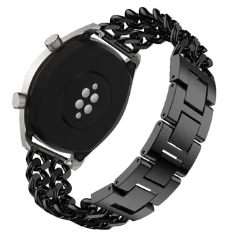 Huawei için 22mm Watchband Askısı Huawei gt için Gt2 46mm 2e / Bant Paslanmaz Çelik Bilezik Bileklik Yedek Correa Gt İzle