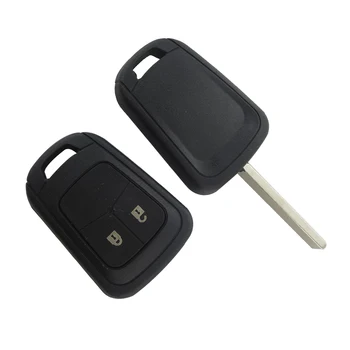 Okeytech 2/3 Düğmeler Yedek Araba uzaktan anahtar kovanı İçin Chevrolet AVEO Cruze Opel Malibu Sonic Kesilmemiş HU100 itmeli anahtar