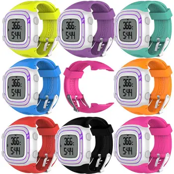 8 Renkler Spor Silikon bilezik kayışı Band Garmin Ön koşucu 10 15 GPS spor saat Yedek Bilek Bandı Aracı