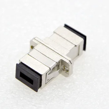 10 adet Yeni SC Metal Fiber Optik Adaptör Konnektör Flanş Çoğaltıcı Tek Modlu Çok Modlu Genel Özel Toptan