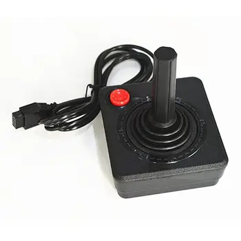 1 ADET Ruitroliker Retro Klasik Joystick Denetleyicisi Gamepad için Atari 2600 Konsol Sistemi Siyah
