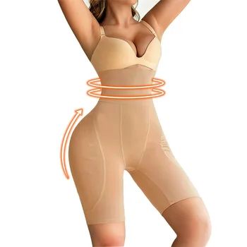 Mııow Eğitmen Şekillendirici Karın Kontrol Külot Yüksek Bel Kalça Popo Kaldırıcı Vücut Şekillendirici Zayıflama Shapewear Modelleme Kayışı Külot Külot