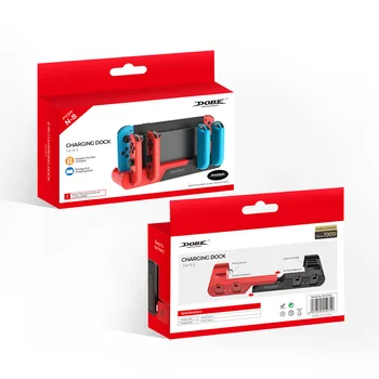 DOBE şarj standı Nintendo Anahtarı Denetleyicisi İçin Joy-Pad şarj portu 2 Oyun Kartı Depolama 4 Joy Cons Şarj Cihazı Hızlı Şarj