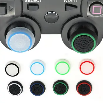 Aydınlık Oyun Kolu Joystick koruyucu bone Gece Lambası Düğme Kapakları Silikon Başparmak Sapları Kapaklar XBOX ONE / X360 / PS4