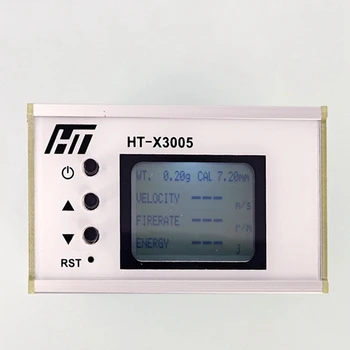 2X HT-X3005 Hız Ölçer Topu Hız Enerji Ölçüm Chronograph Hız Test Cihazı arkadan aydınlatmalı LCD