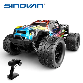Sinovan RC Araba 4WD Buggy 38 km/saat Yüksek Hızlı RC Yarış Uzaktan Kumanda oyuncak arabalar 2.4 G Tüm Arazi Sürüklenme Dublör Arabalar Erkek Çocuklar İçin Hediye