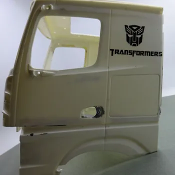Simülasyon Modeli Transformers Grafik Sticker Süslemeleri 1/14 Tamiya RC Kamyon Römork Damperli Scania Benz Volvo Araba DIY Parçaları