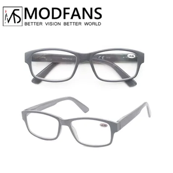 Büyük okuma gözlüğü Erkekler Dikdörtgen Boy Çerçeve Okuyucular Gözlük Bahar Menteşe Yüksek Kaliteli Rahat Giyim Diyoptri