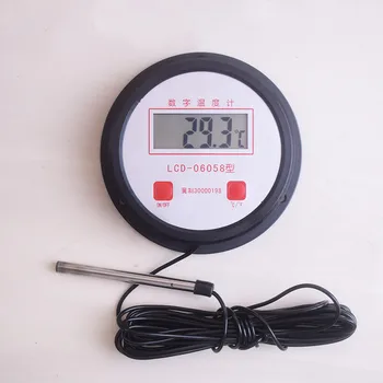 1 adet Yüksek Sıcaklık Endüstriyel Kazan Elektronik Dijital Termometre Su Sıcaklığı Ölçer prob termometre