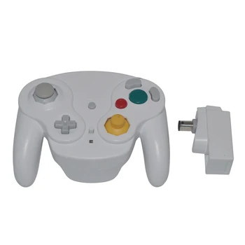 Wii için GameCube için N-G-C için alıcı ile 2.4 GHz Kablosuz Gamepad Denetleyici Gamepad joystick