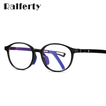 Ralferty Kaliteli Koruyucu Mavi Işık Gözlük Çocuk Çocuk Gözlük Çerçevesi diyoptri Gözlük Yuvarlak Optik Çerçeve TR90 D5114